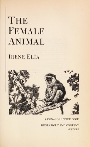 The female animal by Irene Elia cover