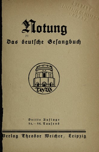 Notung by Verband Nationalgesinnter Soldaten cover