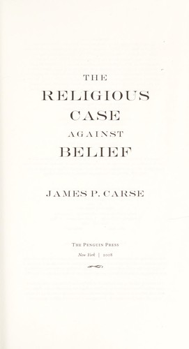 The Religious Case Against Belief
