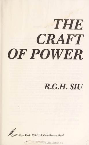 The craft of power