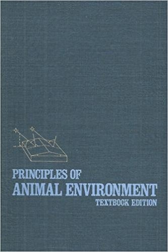 Principles of animal environment by Merle L. Esmay cover