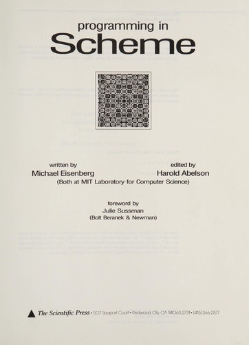 Programming in Scheme