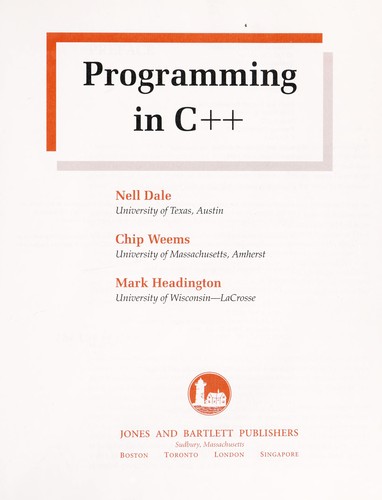Programming in C [plus plus]