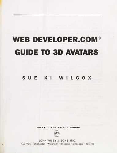 Web developer.com guide to 3D avatars