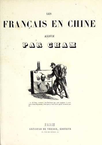 Les Français en Chine by Cham cover