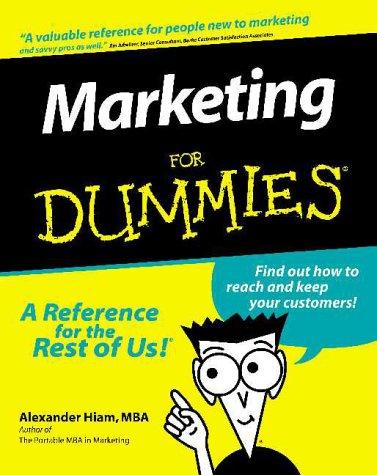 Marketing for dummies