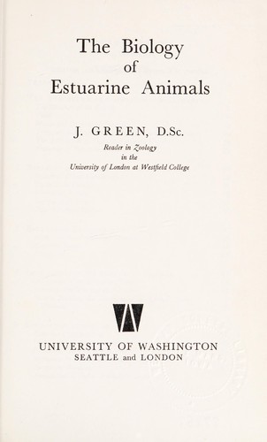 The biology of estuarine animals