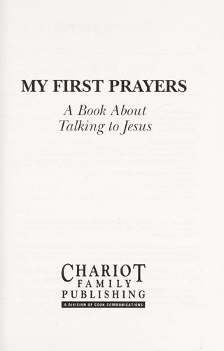 My first prayers