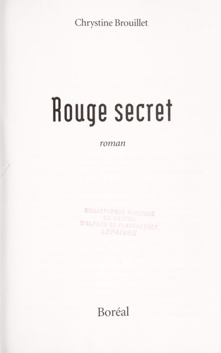 Rouge secret