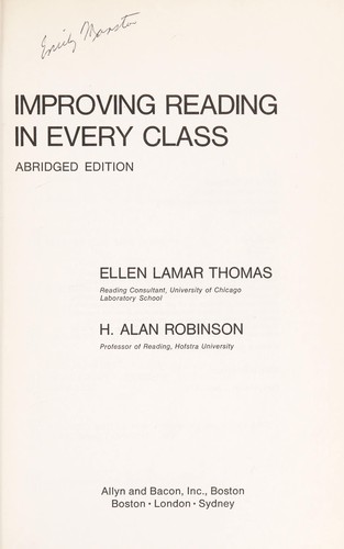 Improving reading in every class