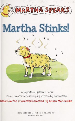 Martha stinks! by Karen Barss cover