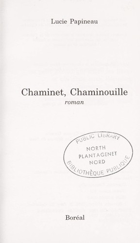 Chaminet, Chaminouille by Lucie Papineau cover