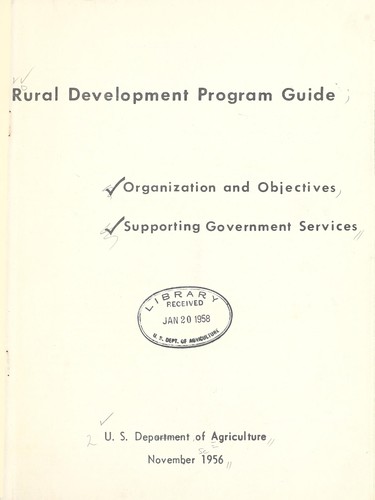Rural development program guide