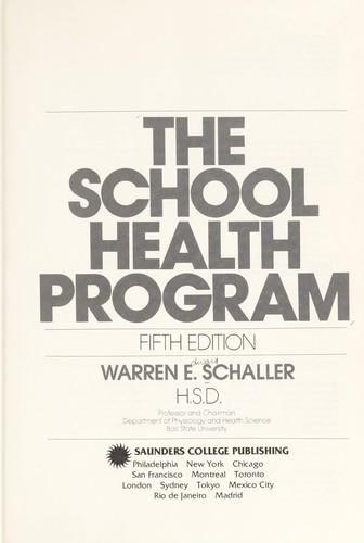 The school health program