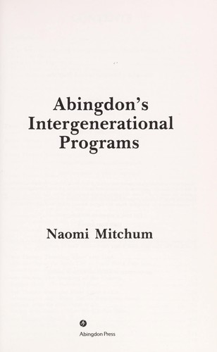 Abingdon's intergenerational programs