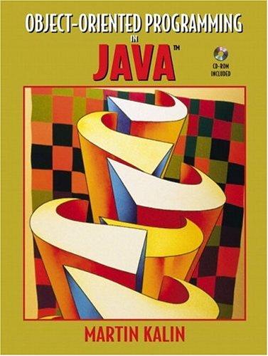 Object-oriented programming in JAVA