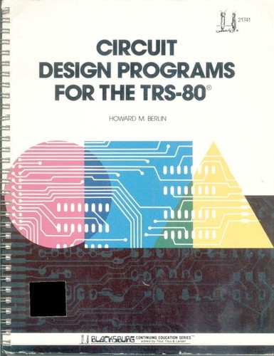Circuit design programs for the TRS-80