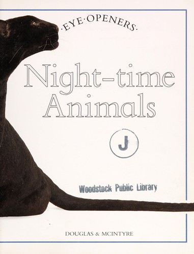 Night-time animals by Angela Royston cover