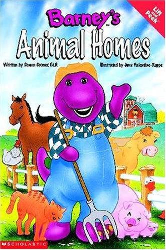 Barney's animal homes by Donna D. Cooner cover