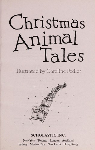 Christmas animal tales by Caroline Pedler cover