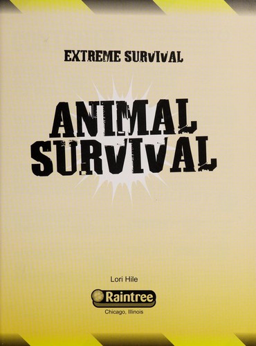 Animal survival by Lori Hile cover