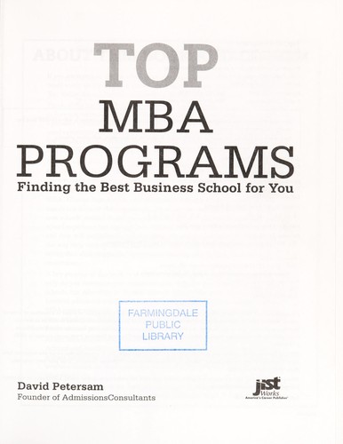 Top MBA programs
