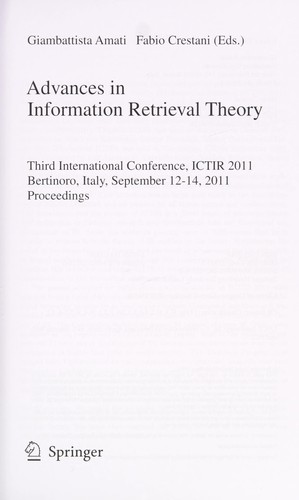 Advances in Information Retrieval Theory