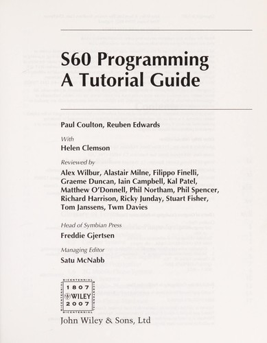 S60 programming