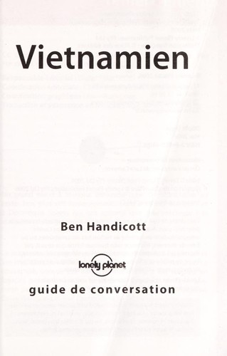 Vietnamien by Ben Handicott cover