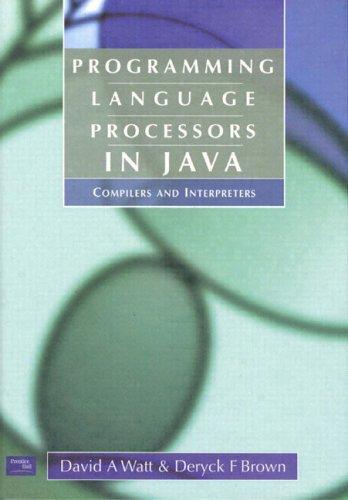 Programming language processors in Java