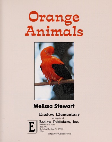 Orange animals