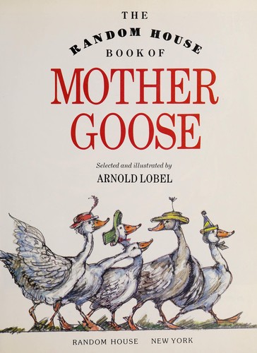 The Random House Book of Mother Goose by Arnold Lobel cover