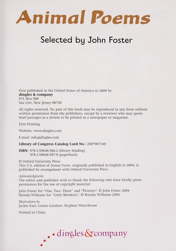 Animal poems & family poems