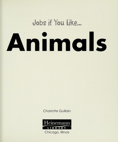 Jobs if You Like Animals