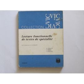 Lecture fonctionnelle de textes de spécialité by D. Lehmann cover