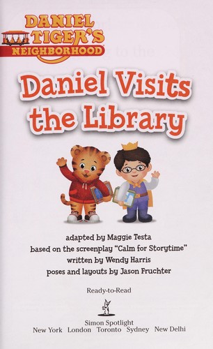Daniel visits the library by Maggie Testa cover
