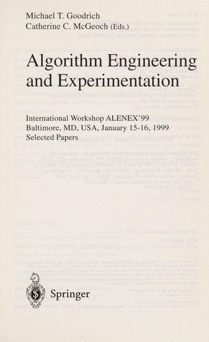 Algorithm engineering and experimentation