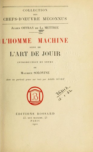 L'homme machine