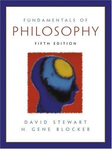 Fundamentals of philosophy