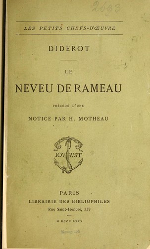Le neveu de Rameau