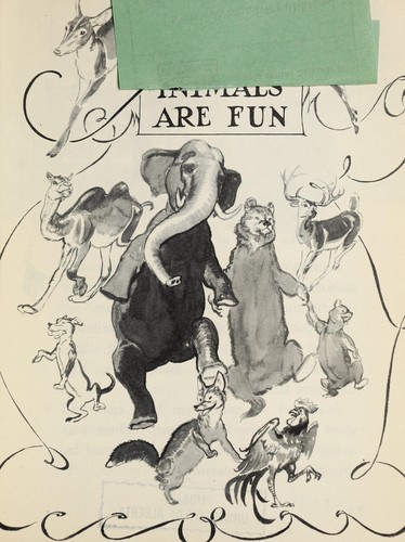 Animals are fun by Arthur Irving Gates cover