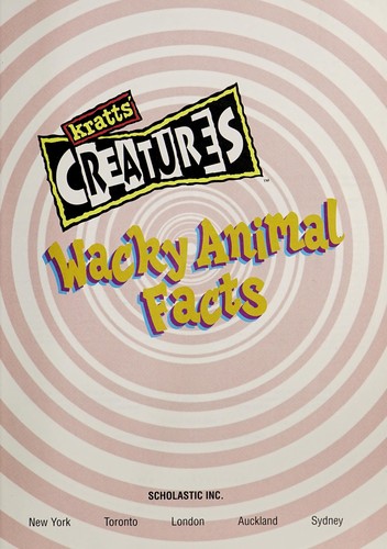 Wacky animal facts by Martin Kratt cover