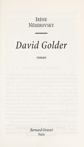 David Golder