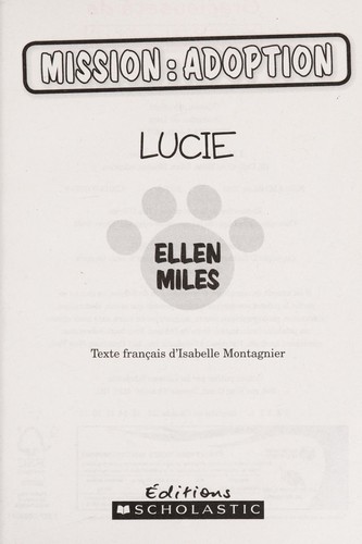 Lucie by Ellen Miles cover