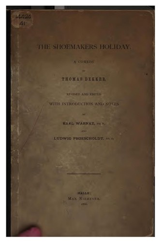 The shoemaker's holiday