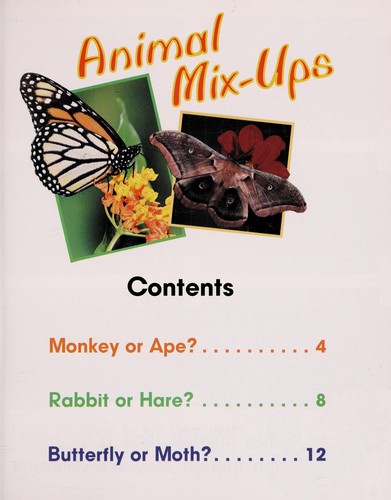 Animal mix-ups by Linda Johns cover