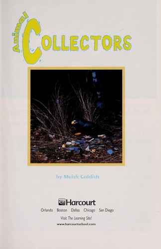 Animal collectors by Meish Goldish cover