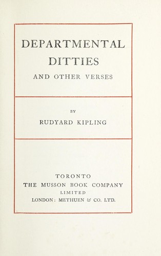 Department ditties