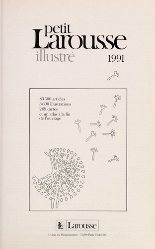 Petit Larousse illustre by  cover