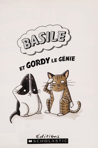 Basile et Gordy le genie by Ashley Spires cover
